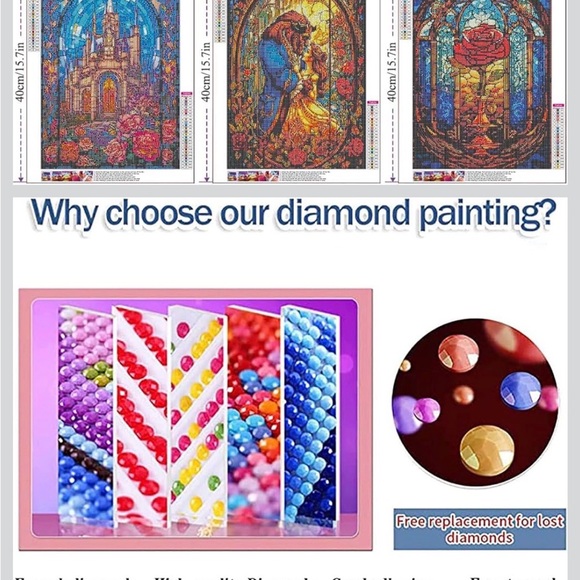 Diamond Art Kits 3 pack - Picture 3 of 4